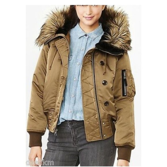 Gap hooded bomber puffer jacket - Picture 4 of 4